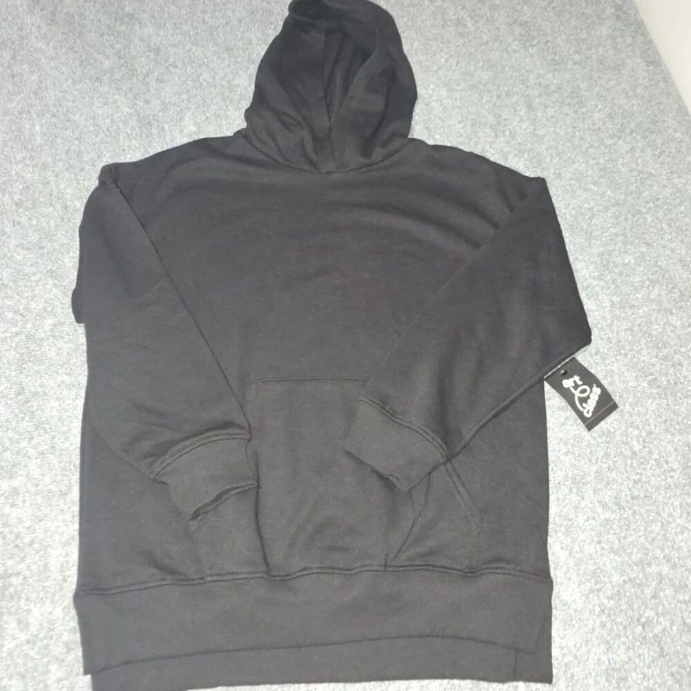 Unisex Black Hoodie Sweater Size XL14